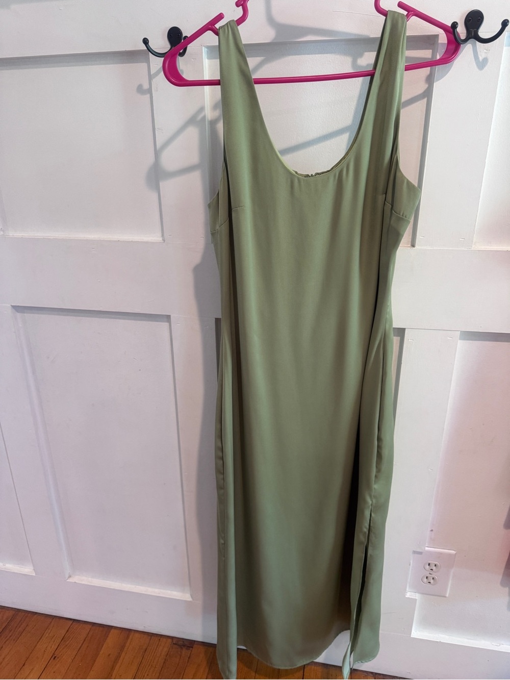 Sadie & Sage Olive Slip Midi Dress